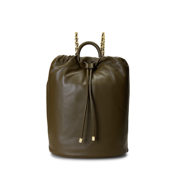 Michael Kors Mochila Ralph Lauren Nappa Cuero Izzie Negro