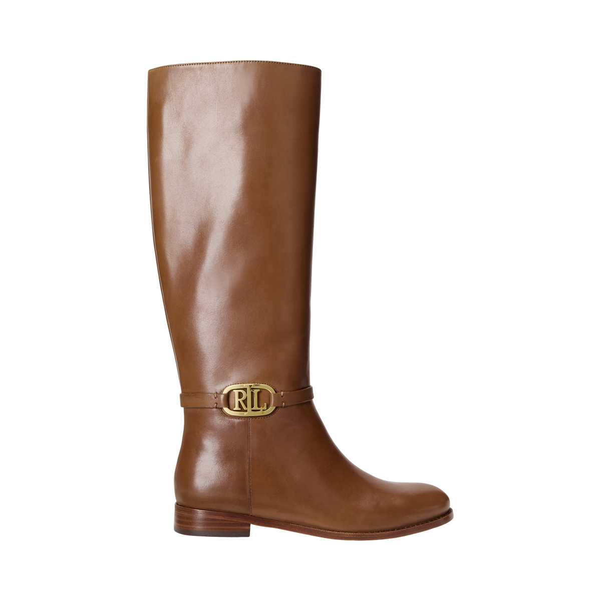 Bridgette Burnished Leather Tall Boot Ralph Lauren