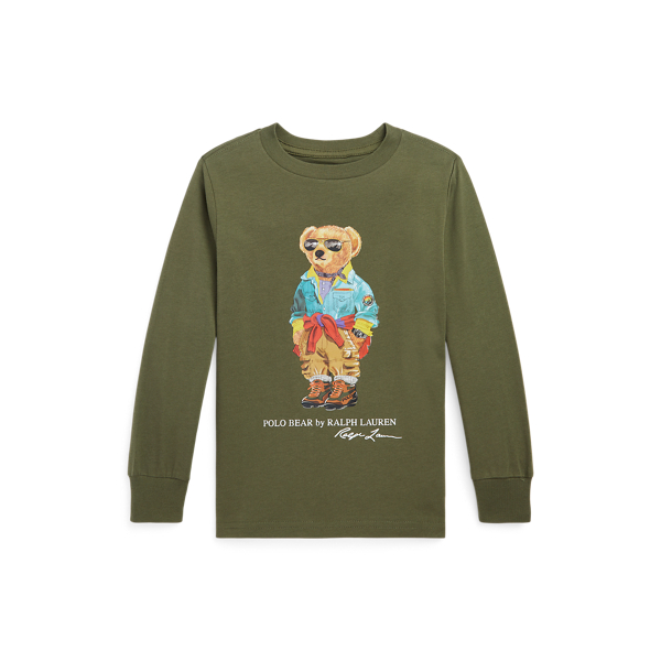 Long sleeve polo bear shirt sale