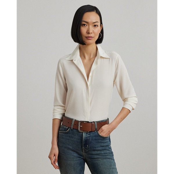 Classic Fit Crepe Shirt