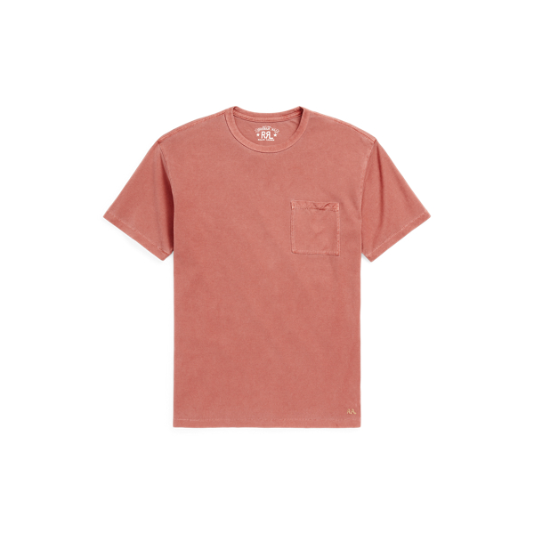 7882 Red Pocket Detailed T-Shirt