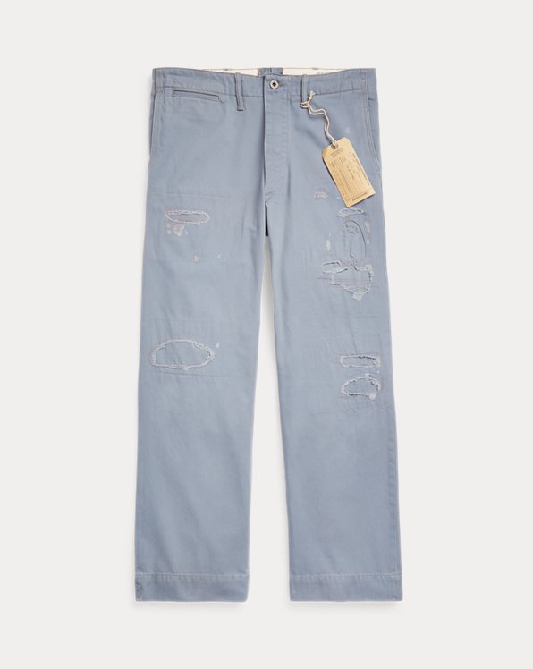 Distressed Chino Field Pant