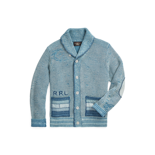 Flag Patchwork Cotton-Blend Cardigan