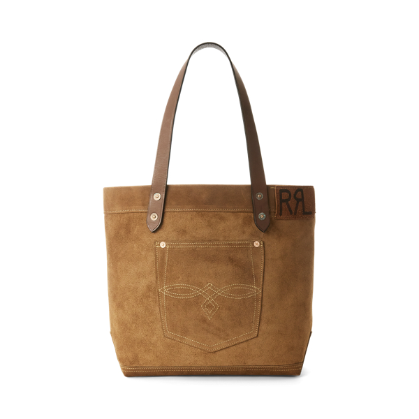 Roughout Suede Tote RRL 1