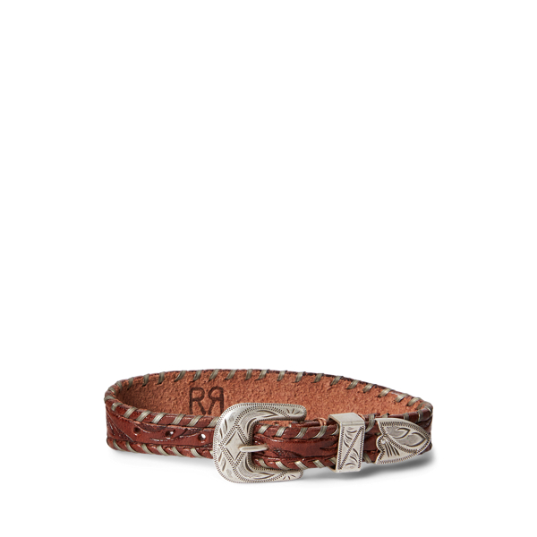 Hand-Tooled Leather Bracelet