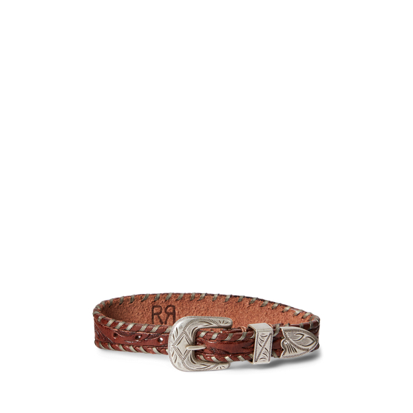 Hand-Tooled Leather Bracelet RRL 1