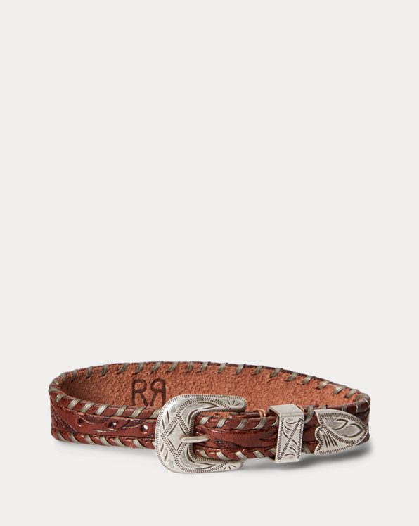 Hand-Tooled Leather Bracelet