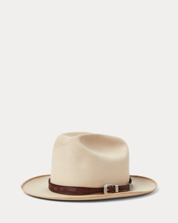Hand-Tooled Leather Hat Band