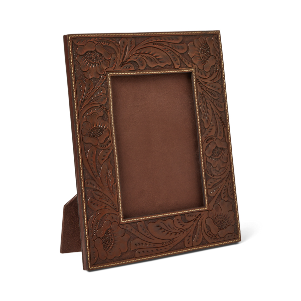 Hand-Tooled Leather Frame