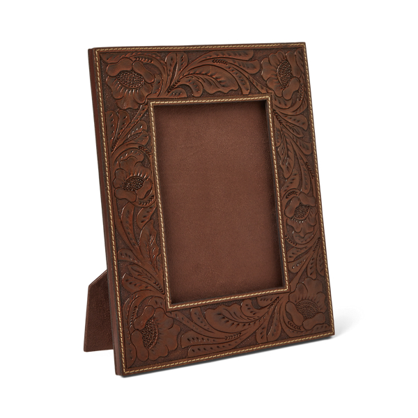 Hand-Tooled Leather Frame RRL 1