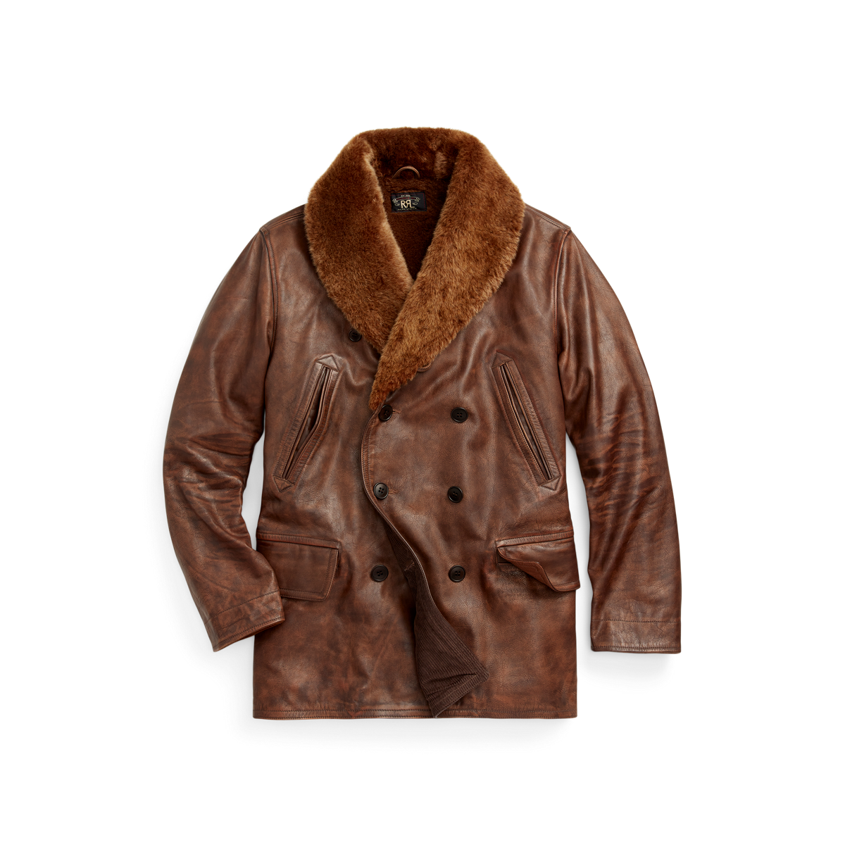 Leather ranch on sale coat