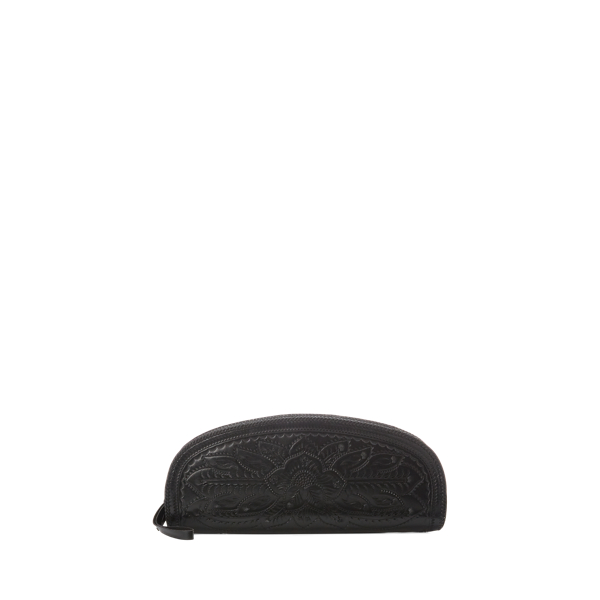Tooled Leather Clutch