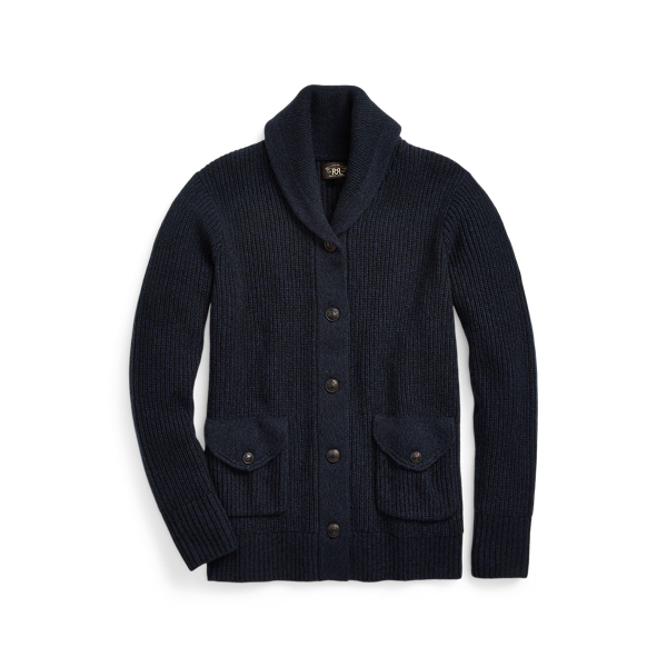 Ralph lauren collection deals shawl collar cardigan