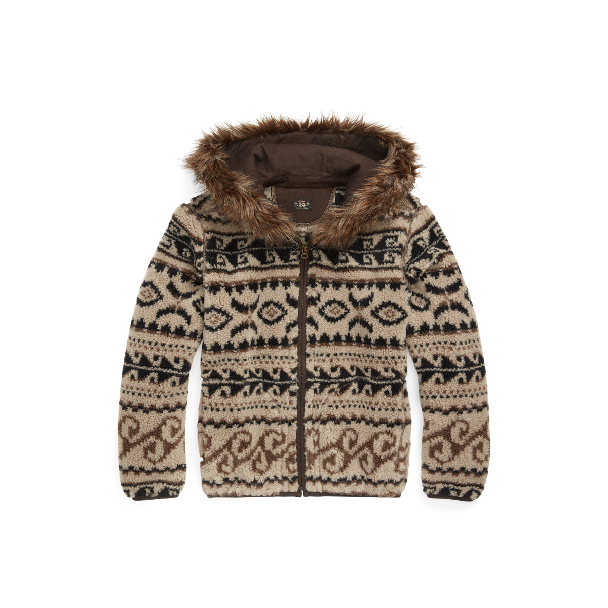 Pile Fleece Hooded Jacket
