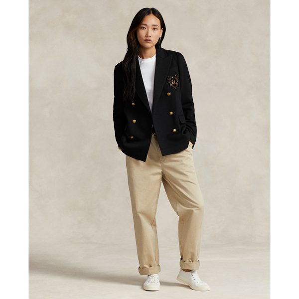 Lunar New Year Double-Knit Blazer Polo Ralph Lauren 1