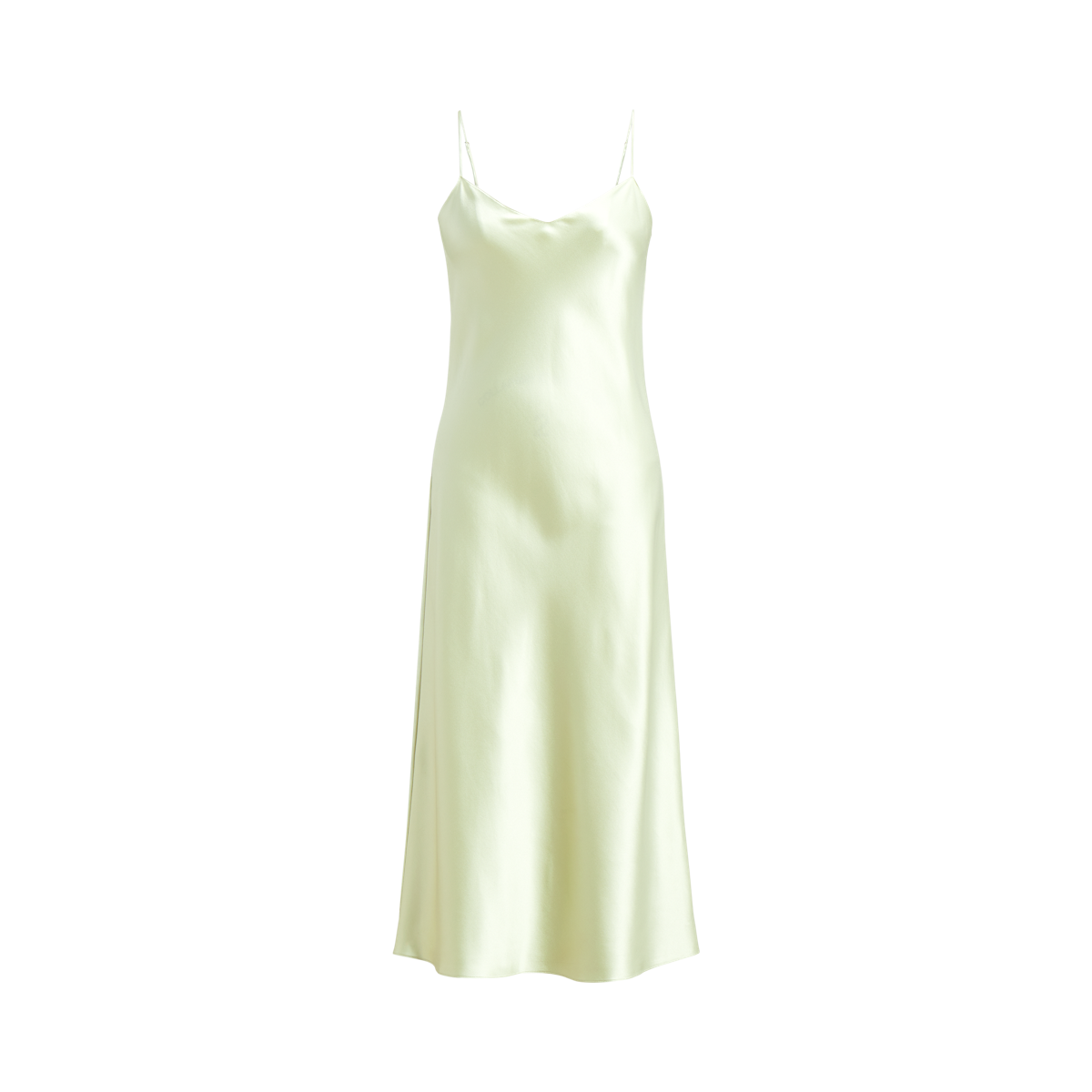 Silk Midi Slip Dress Ralph Lauren