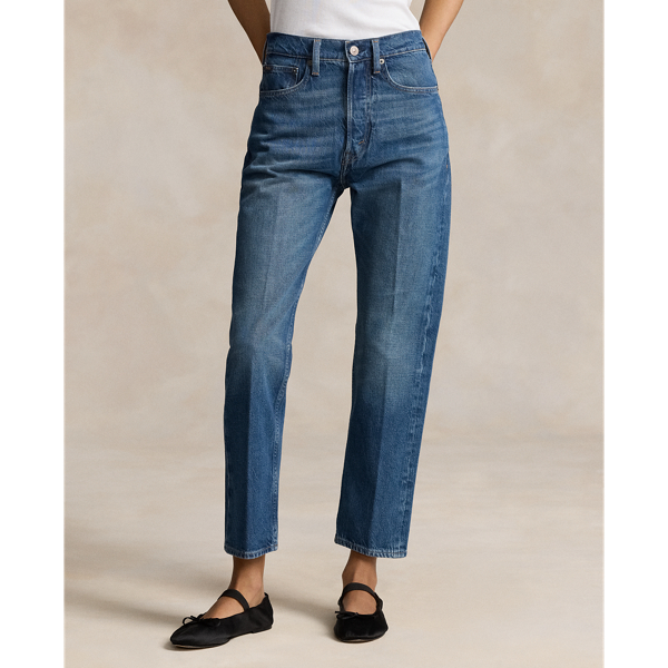 High-Rise Relaxed Straight Crop Jean