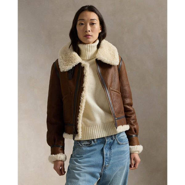 Polo ralph sales lauren aviator jacket
