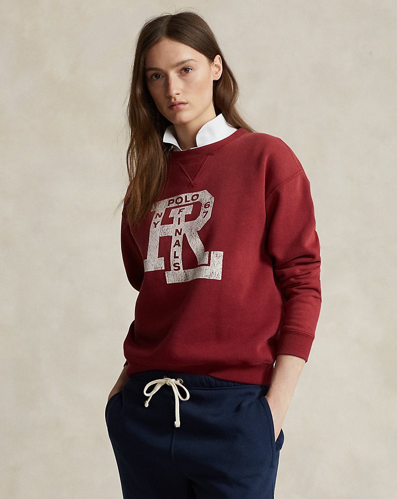 RL-Logo Fleece Crewneck Sweatshirt Polo Ralph Lauren 1