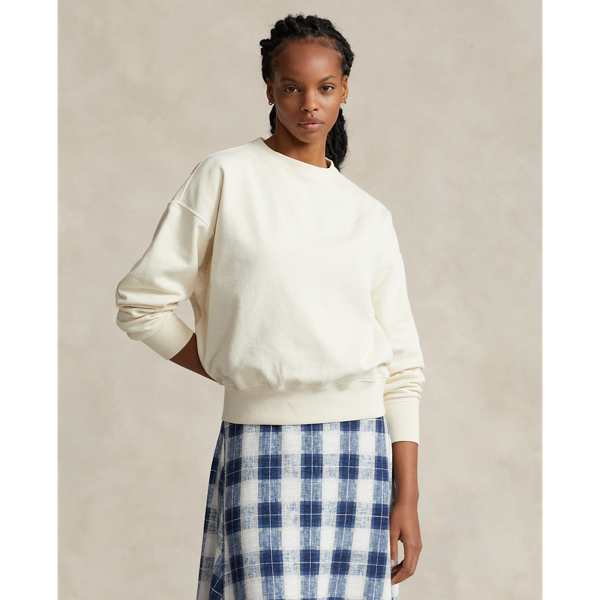 Cotton Fleece Crewneck Sweatshirt