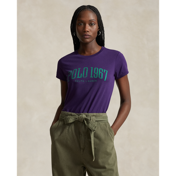 Women s Purple Polo Ralph Lauren T Shirts Tanks Ralph Lauren
