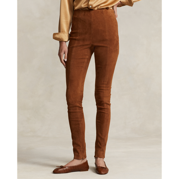 Womens sales suede pants