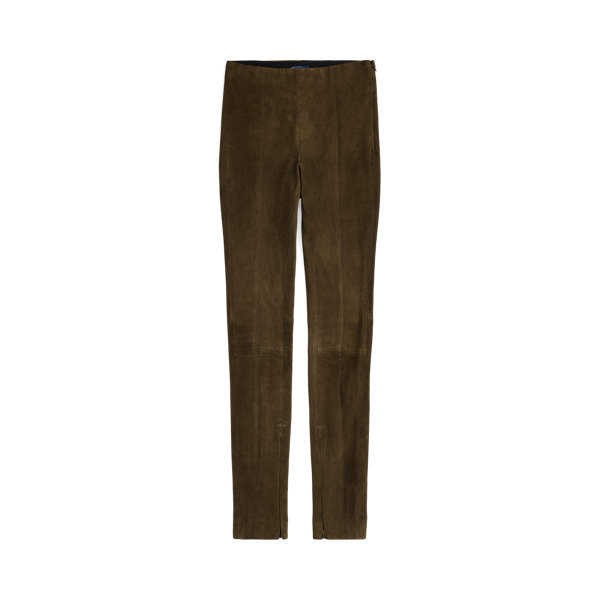 Ralph lauren suede pants outlet