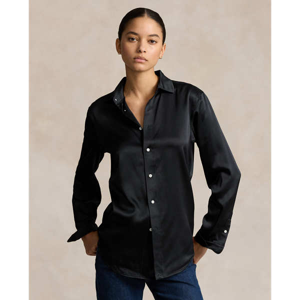 Classic Fit Silk Shirt