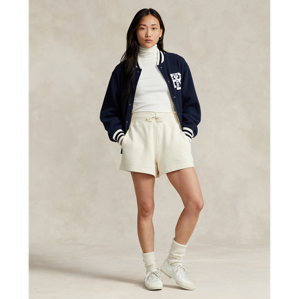 Cotton Fleece Drawstring Short