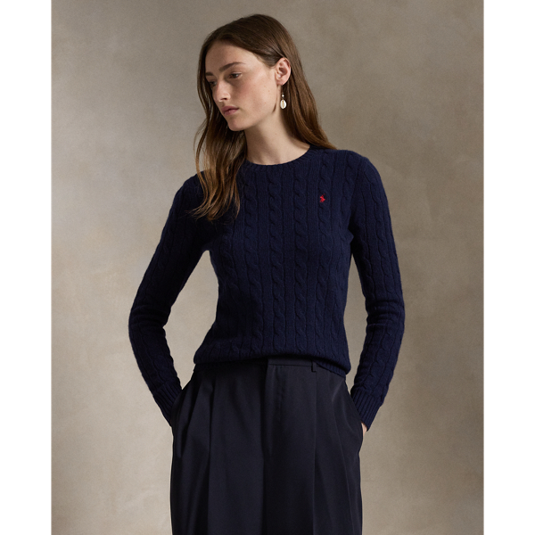 Cable-Knit Wool-Cashmere Sweater