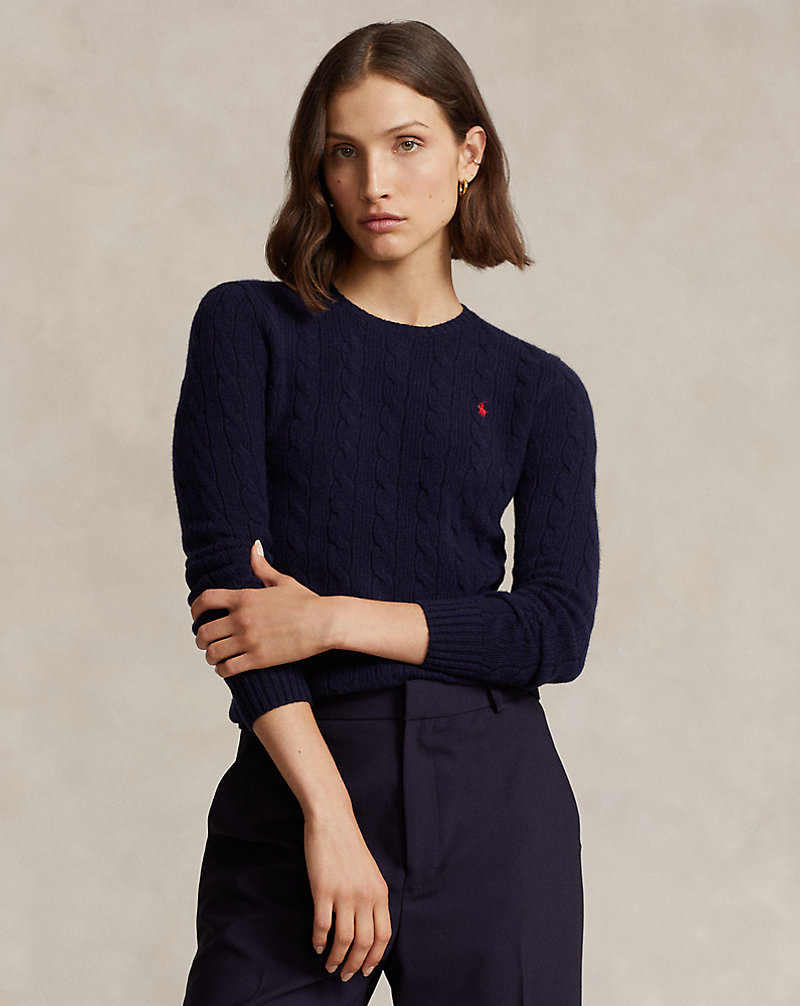 Cable-Knit Wool-Cashmere Sweater Polo Ralph Lauren 1