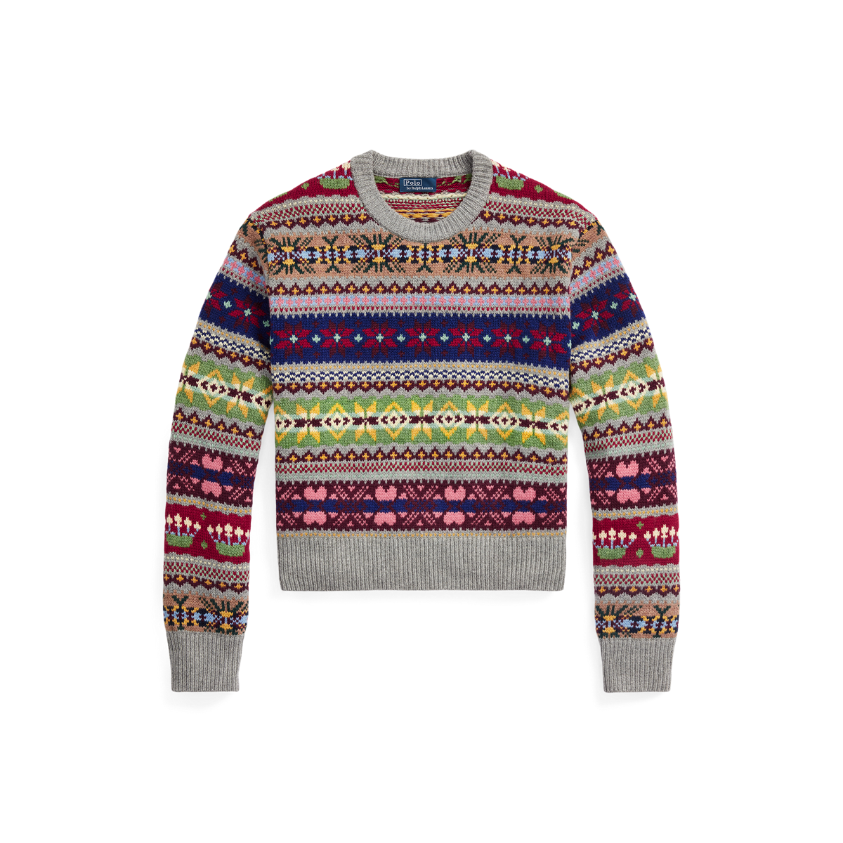 Polo Ralph Lauren Vintage Fair Isle Cashmere Wool Sweater