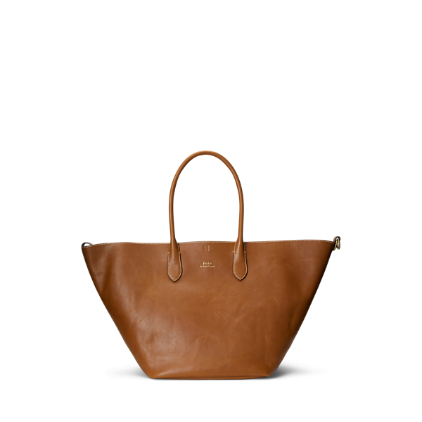 Bolso tote Bellport grande de piel