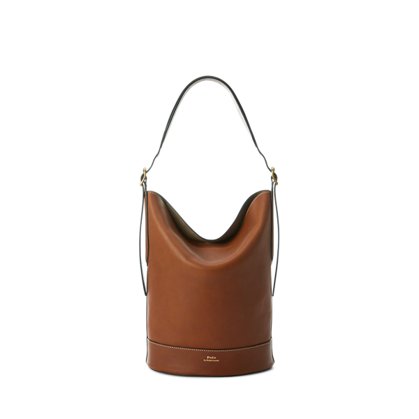 Sac seau Bellport moyen en cuir