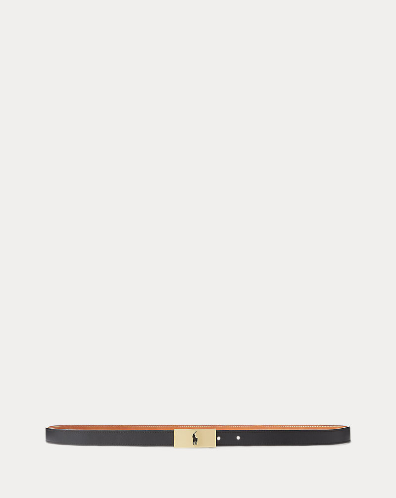 Polo ID Reversible Vachetta Leather Belt Polo Ralph Lauren 1