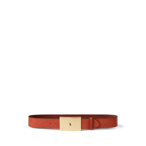 Ceinture large Polo ID en cuir