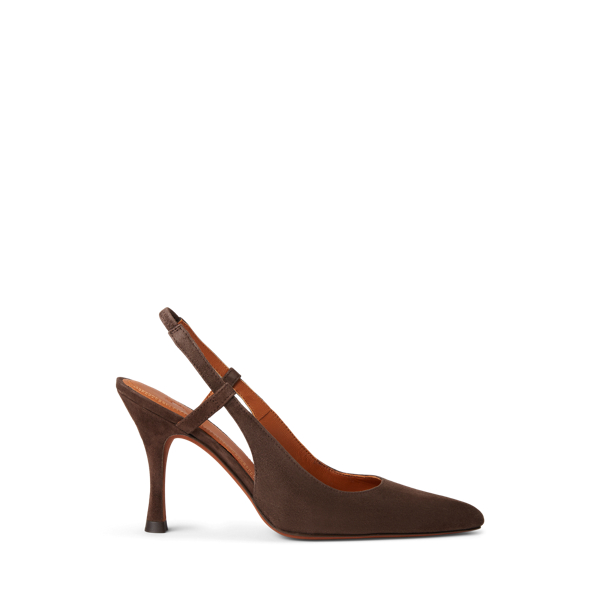 Leather Slingback Heel