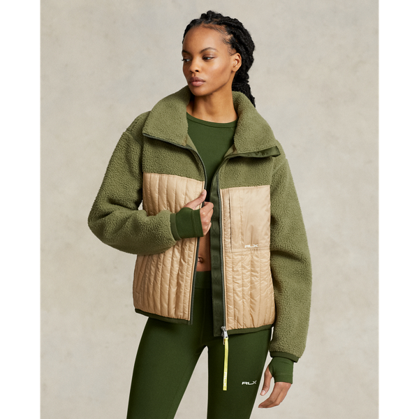 Veste hybride en sherpa