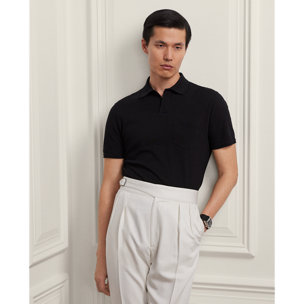Cotton-Blend Pique Polo Shirt
