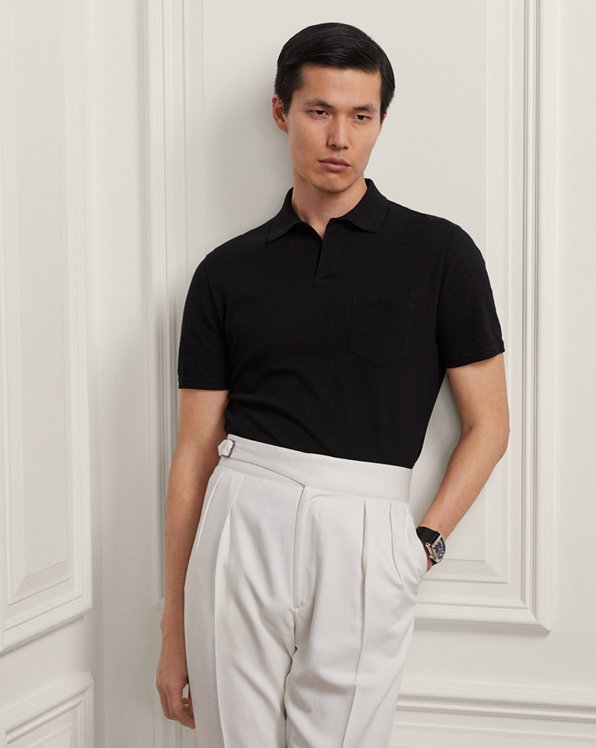 Cotton-Blend Pique Polo Shirt