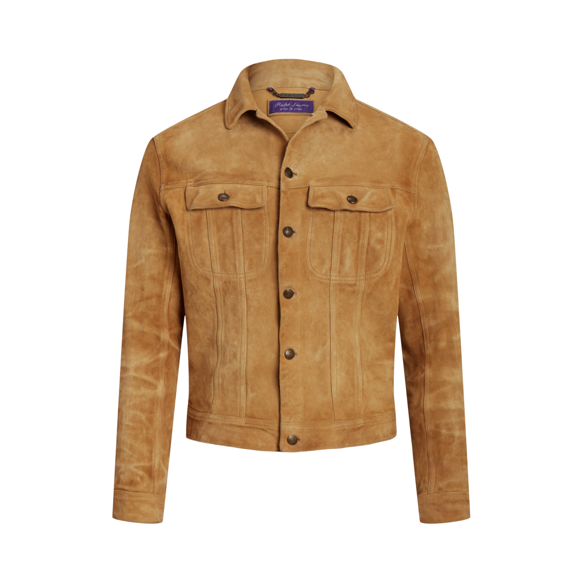 Clifton Suede Trucker Jacket Ralph Lauren