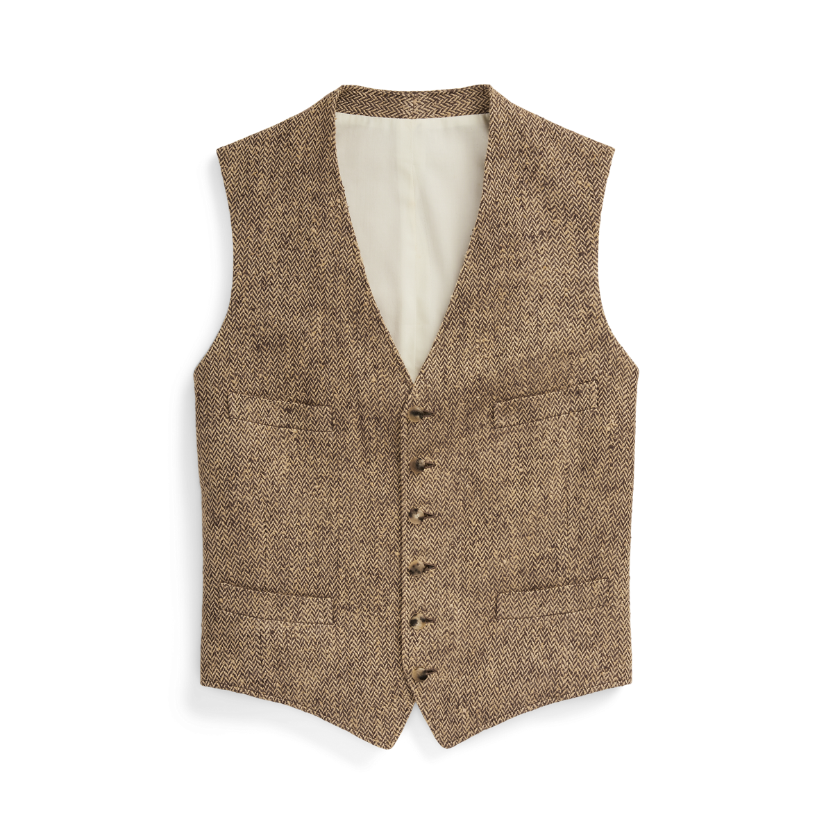 人気の louren slub vest tweed shape slub vest レディース