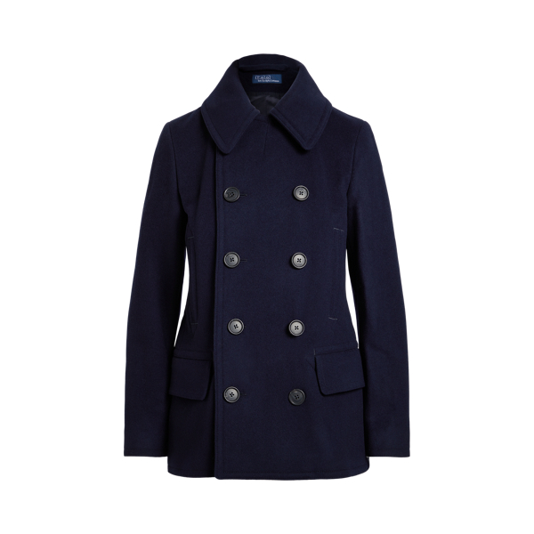 Wool-Cashmere Peacoat