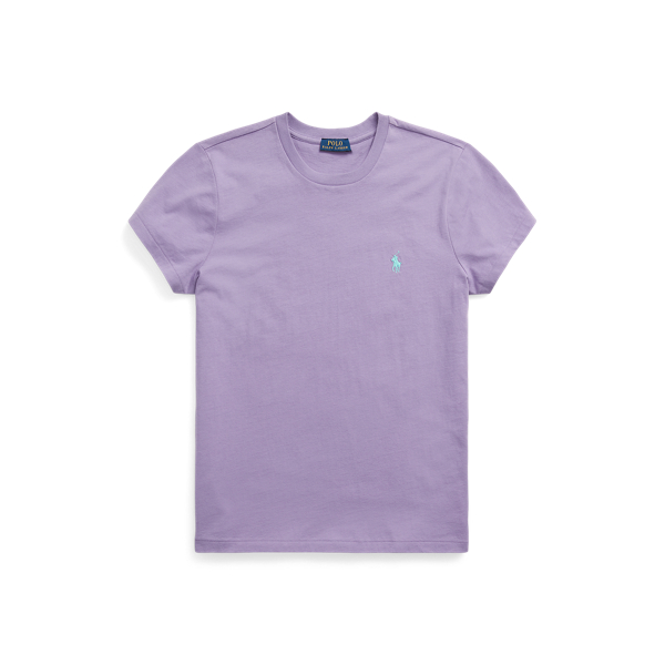 Cotton Jersey Crewneck T-Shirt for Women | Ralph Lauren® UK