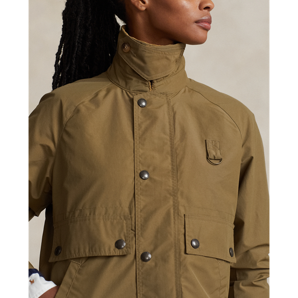 Cropped Cotton Blend Utility Jacket for Women Ralph Lauren AE