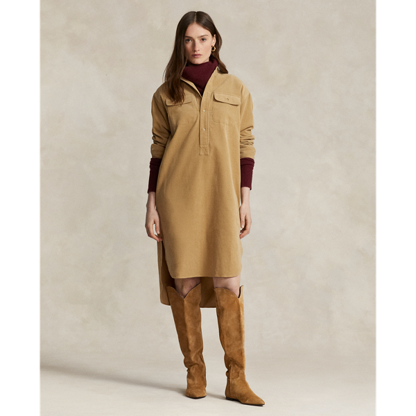Corduroy Shirtdress