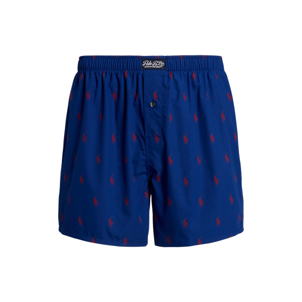 Classic Woven Cotton Pony Boxer