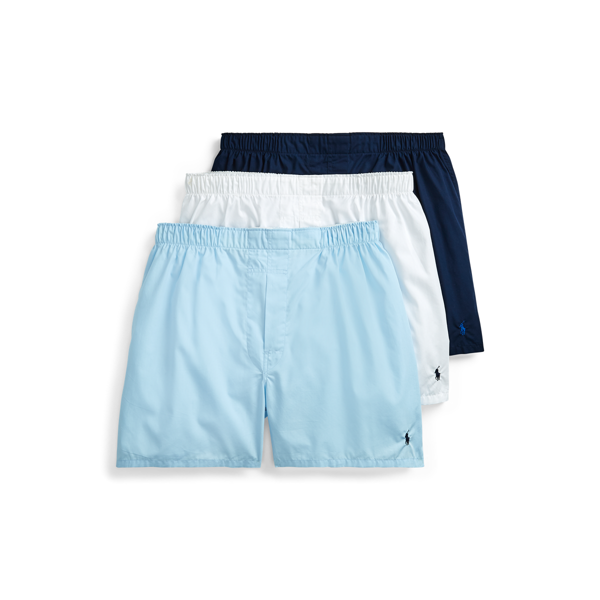 Polo Ralph Lauren WOVEN BOXER X3 Marino / Marino / Azul - Envío