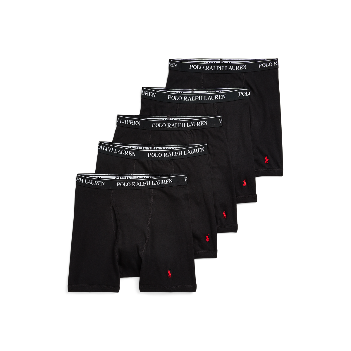 Cotton Wicking Boxer Brief 5-Pack | Ralph Lauren