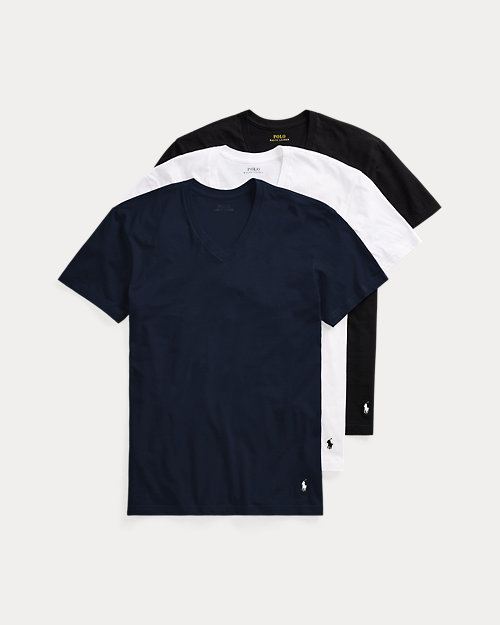 Classic Fit Wicking V-Neck 3-Pack
